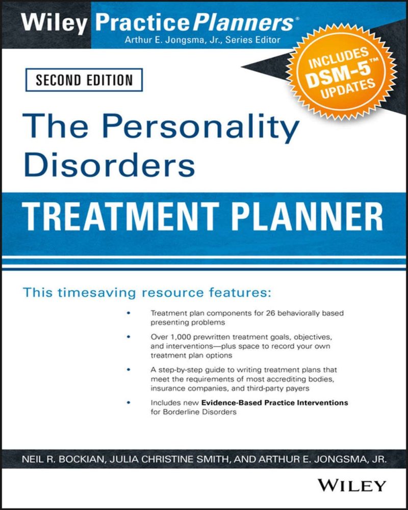 The Personality Disorders Treatment Planner: Includes DSM-5 Updates (PracticePlanners)